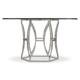 Argent Chrome/Silver Dining Table