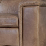 Lioni Brown Power Motion Sectional