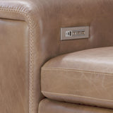 Lioni Brown Power Motion Sectional