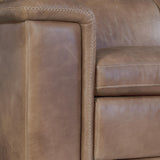 Lioni Brown Power Motion Sectional