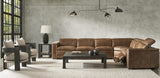 Lioni Brown Power Motion Sectional