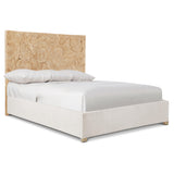 Calavaras Natural Wood King Panel Bed