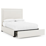 Morgan Espresso Queen Storage Panel Bed (64" H)
