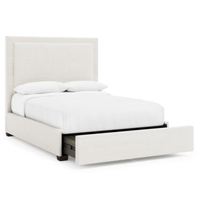 Morgan Espresso Queen Storage Panel Bed (64" H)