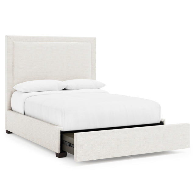 Morgan Espresso Queen Storage Panel Bed (64" H)