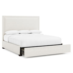Morgan Espresso King Storage Panel Bed (64" H)