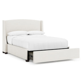 Cooper Espresso Queen Storage Shelter Bed (54" H)