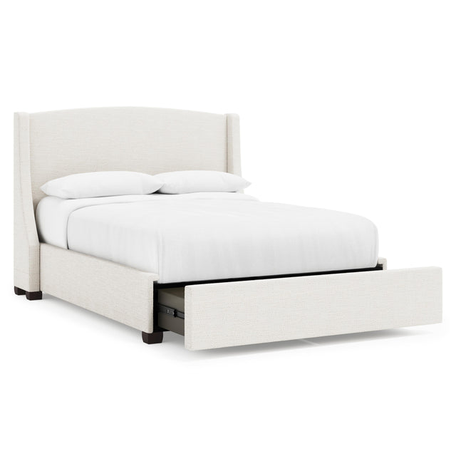 Cooper Espresso Queen Storage Shelter Bed (54" H)