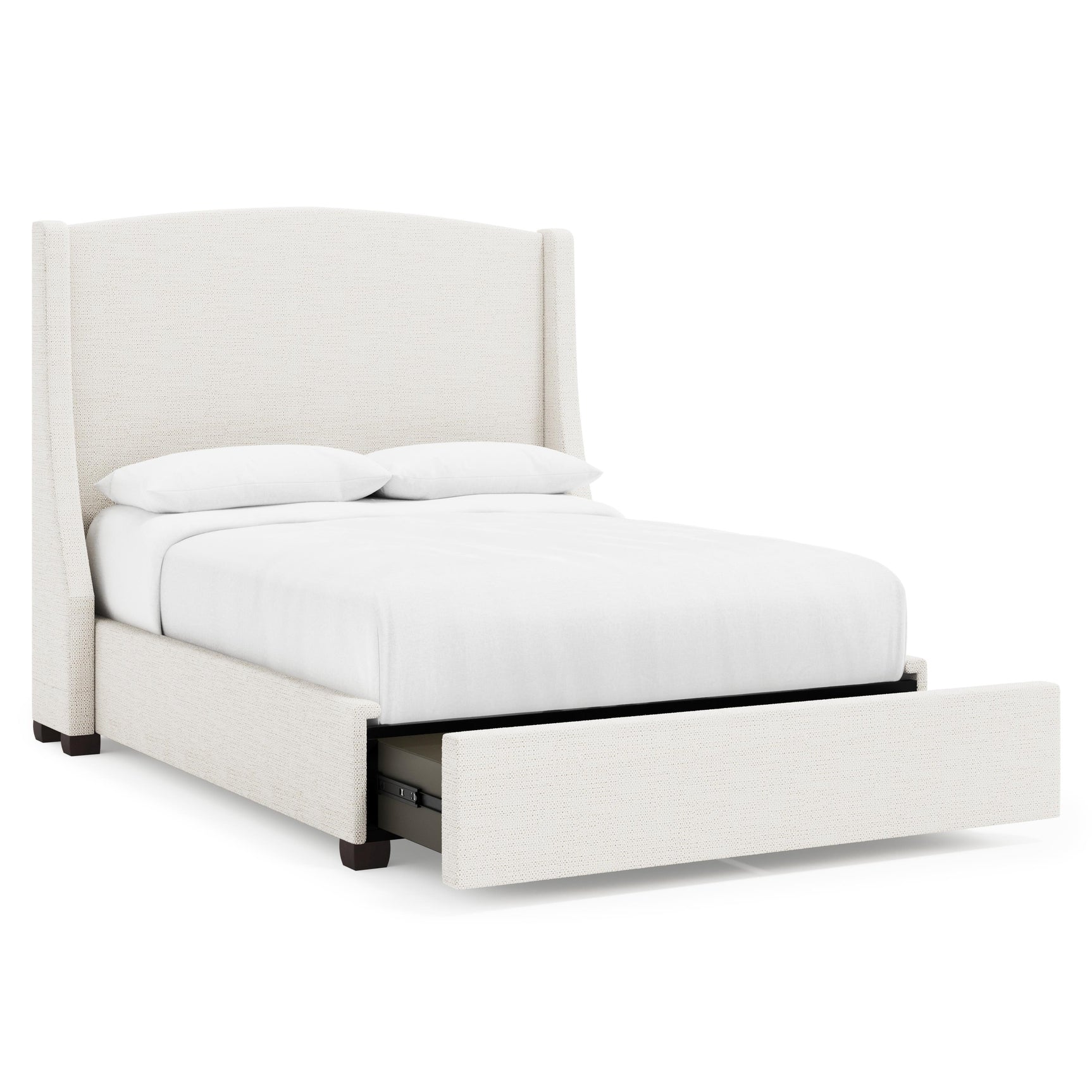 Cooper Espresso Queen Storage Shelter Bed (64" H)