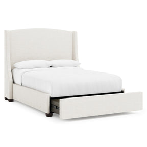 Cooper Espresso Queen Storage Shelter Bed (64" H)