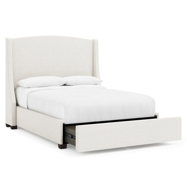 Cooper Espresso Queen Storage Shelter Bed (64" H)