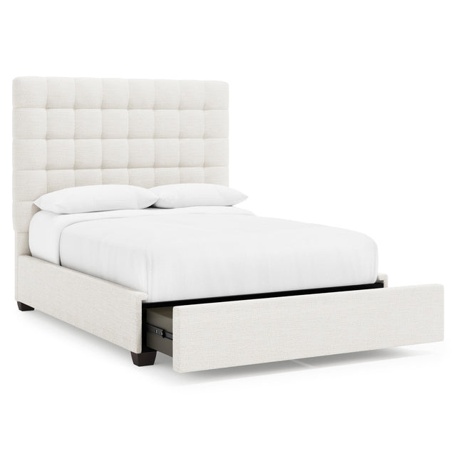 Avery Espresso Queen Storage Panel Bed (66" H)