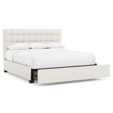 Avery Espresso King Storage Panel Bed (54.5" H)