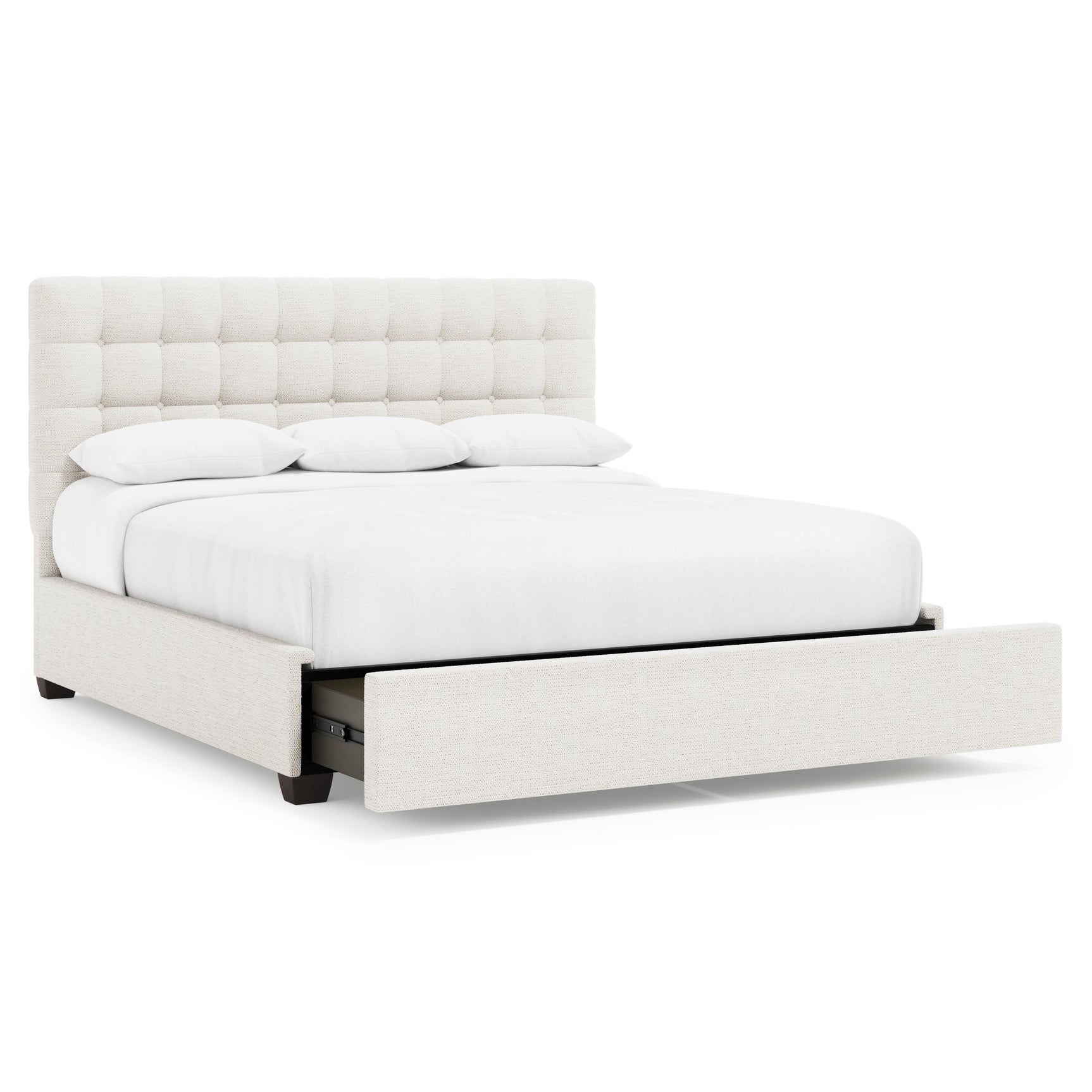 Avery Espresso King Storage Panel Bed (54.5" H)