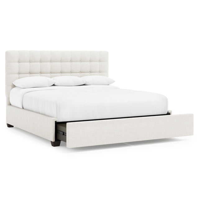 Avery Espresso King Storage Panel Bed (54.5" H)