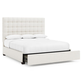 Avery Espresso King Storage Panel Bed (66" H)
