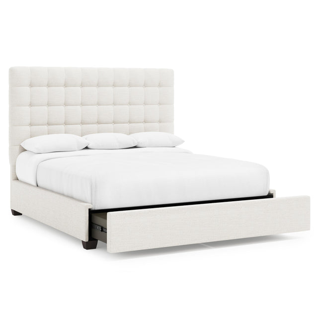 Avery Espresso King Storage Panel Bed (66" H)