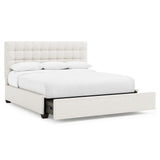 Avery Espresso King Storage Panel Bed (54.50" H)