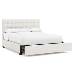 Avery Espresso King Storage Panel Bed (54.50" H)