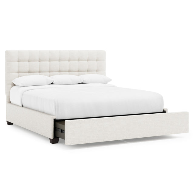 Avery Espresso King Storage Panel Bed (54.50" H)
