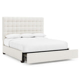 Avery Espresso King Storage Panel Bed (66" H)