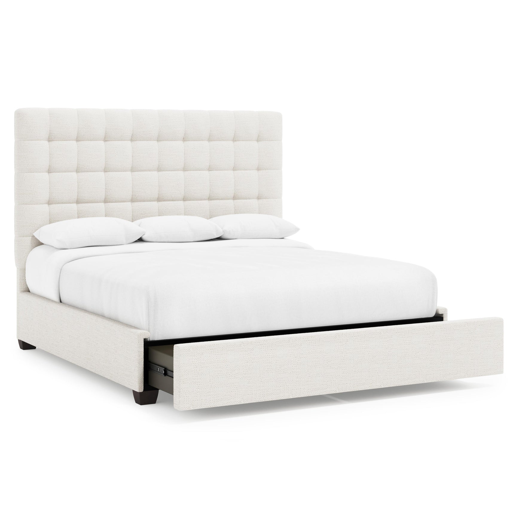 Avery Espresso King Storage Panel Bed (66" H)