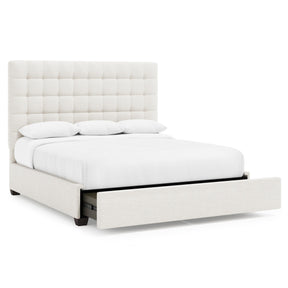 Avery Espresso King Storage Panel Bed (66" H)
