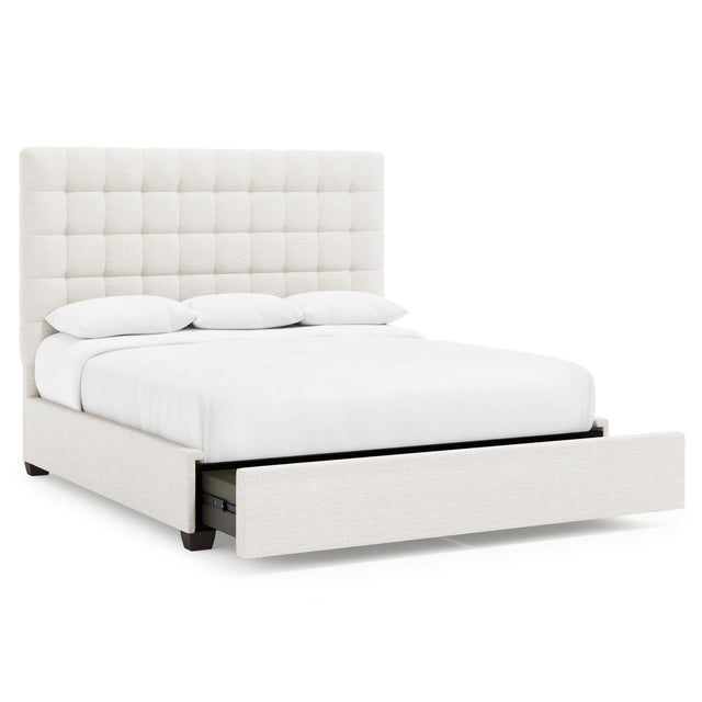 Avery Espresso King Storage Panel Bed (66" H)