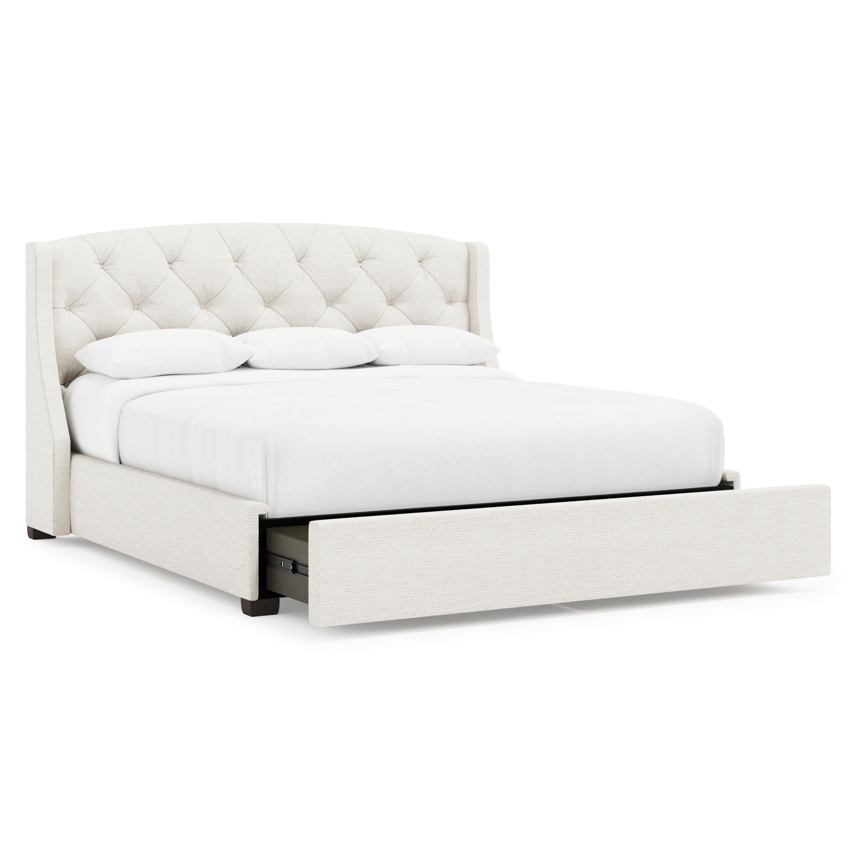 Jordan Espresso King Storage Shelter Bed (54" H)