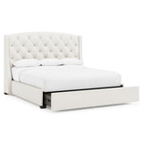 Jordan Espresso King Storage Shelter Bed (64" H)
