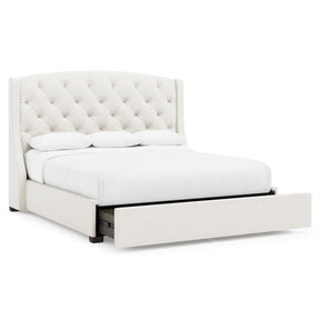 Jordan Espresso King Storage Shelter Bed (64" H)