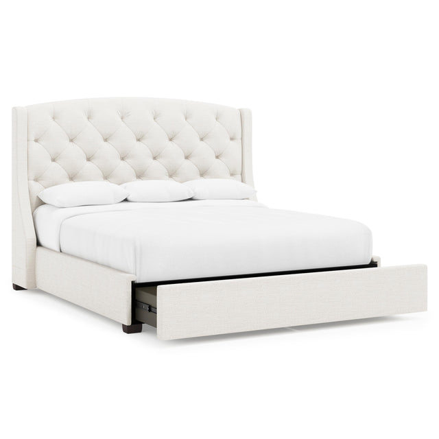 Jordan Espresso King Storage Shelter Bed (64" H)