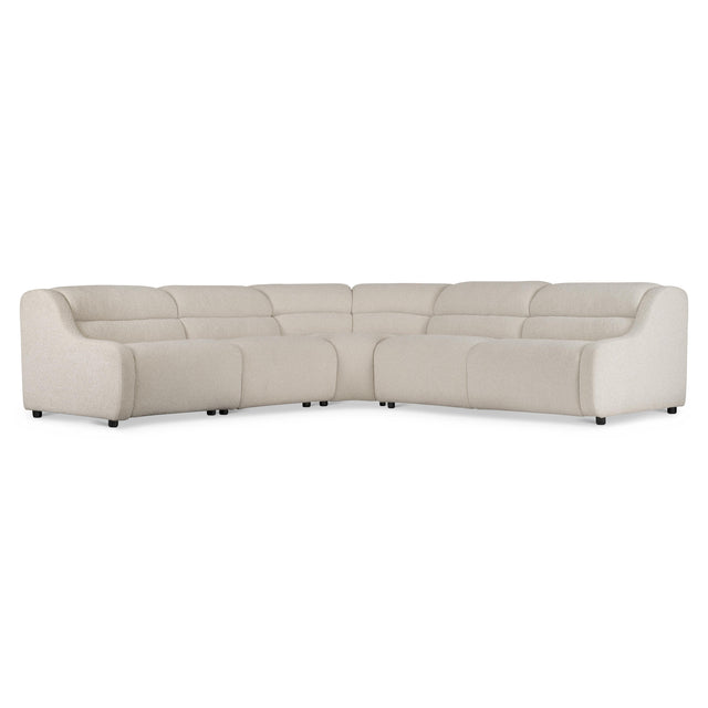 Gio Beige Power Motion Sectional