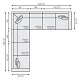 Barnes Java - Cerused Sectional