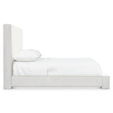 Asana Gray California King Panel Bed