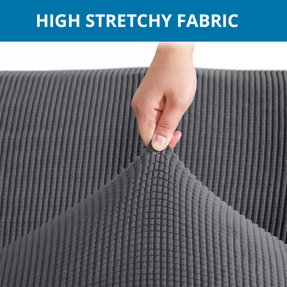 KAS Armchair Cover 4-Styles Elastic Sofa Cover Couch Covers for Living Room Stretchable Slipcover for Chairs - 1 Seater Chair Slip Cover - Ornate Home