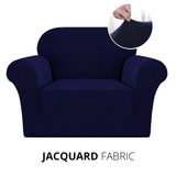 KAS Armchair Cover 4-Styles Elastic Sofa Cover Couch Covers for Living Room Stretchable Slipcover for Chairs - 1 Seater Chair Slip Cover - Ornate Home