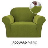 KAS Armchair Cover 4-Styles Elastic Sofa Cover Couch Covers for Living Room Stretchable Slipcover for Chairs - 1 Seater Chair Slip Cover - Ornate Home