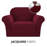 KAS Armchair Cover 4-Styles Elastic Sofa Cover Couch Covers for Living Room Stretchable Slipcover for Chairs - 1 Seater Chair Slip Cover - Ornate Home