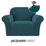 KAS Armchair Cover 4-Styles Elastic Sofa Cover Couch Covers for Living Room Stretchable Slipcover for Chairs - 1 Seater Chair Slip Cover - Ornate Home