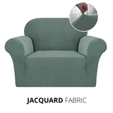 KAS Armchair Cover 4-Styles Elastic Sofa Cover Couch Covers for Living Room Stretchable Slipcover for Chairs - 1 Seater Chair Slip Cover - Ornate Home