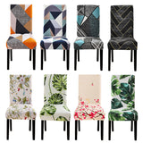 KAS Geometry Chair Cover Elastic Chair Covers Spandex Stretch Anti-dirty Removable Dining Office Chair Case - Ornate Home