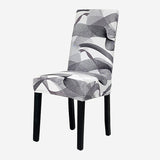 KAS Geometry Chair Cover Elastic Chair Covers Spandex Stretch Anti-dirty Removable Dining Office Chair Case - Ornate Home