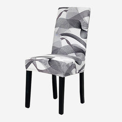 KAS Geometry Chair Cover Elastic Chair Covers Spandex Stretch Anti-dirty Removable Dining Office Chair Case - Ornate Home