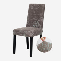 KAS Geometry Chair Cover Elastic Chair Covers Spandex Stretch Anti-dirty Removable Dining Office Chair Case - Ornate Home