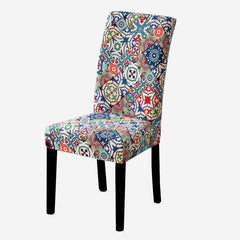 KAS Geometry Chair Cover Elastic Chair Covers Spandex Stretch Anti-dirty Removable Dining Office Chair Case - Ornate Home