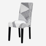 KAS Geometry Chair Cover Elastic Chair Covers Spandex Stretch Anti-dirty Removable Dining Office Chair Case - Ornate Home