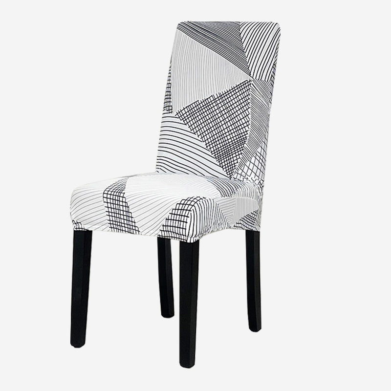 KAS Geometry Chair Cover Elastic Chair Covers Spandex Stretch Anti-dirty Removable Dining Office Chair Case - Ornate Home
