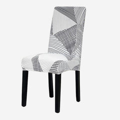KAS Geometry Chair Cover Elastic Chair Covers Spandex Stretch Anti-dirty Removable Dining Office Chair Case - Ornate Home