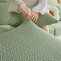KAS Jacquard Sofa Seat Cushion Cover Furniture Protector for Anti-dust Removable Slipcover for Kids & Pets - Ornate Home